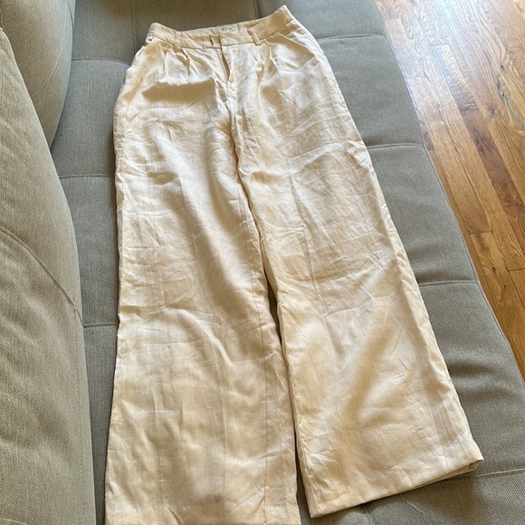 NORAH BUTTER LINEN PANT - Picture 4 of 5